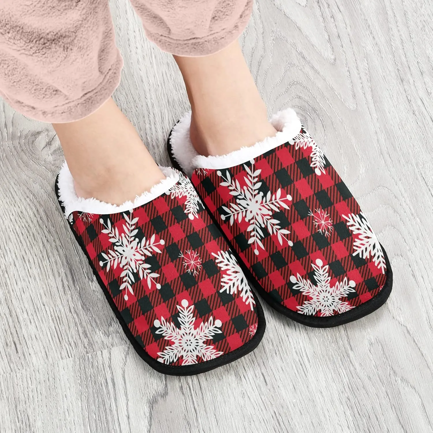 Slippers Soft Memory Foam Non-Slip Indoor House Slippers Home Shoes for Bedroom Hotel Travel Spa
