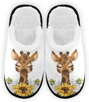 Slippers Soft Memory Foam Non-Slip Indoor House Slippers Home Shoes for Bedroom Hotel Travel Spa