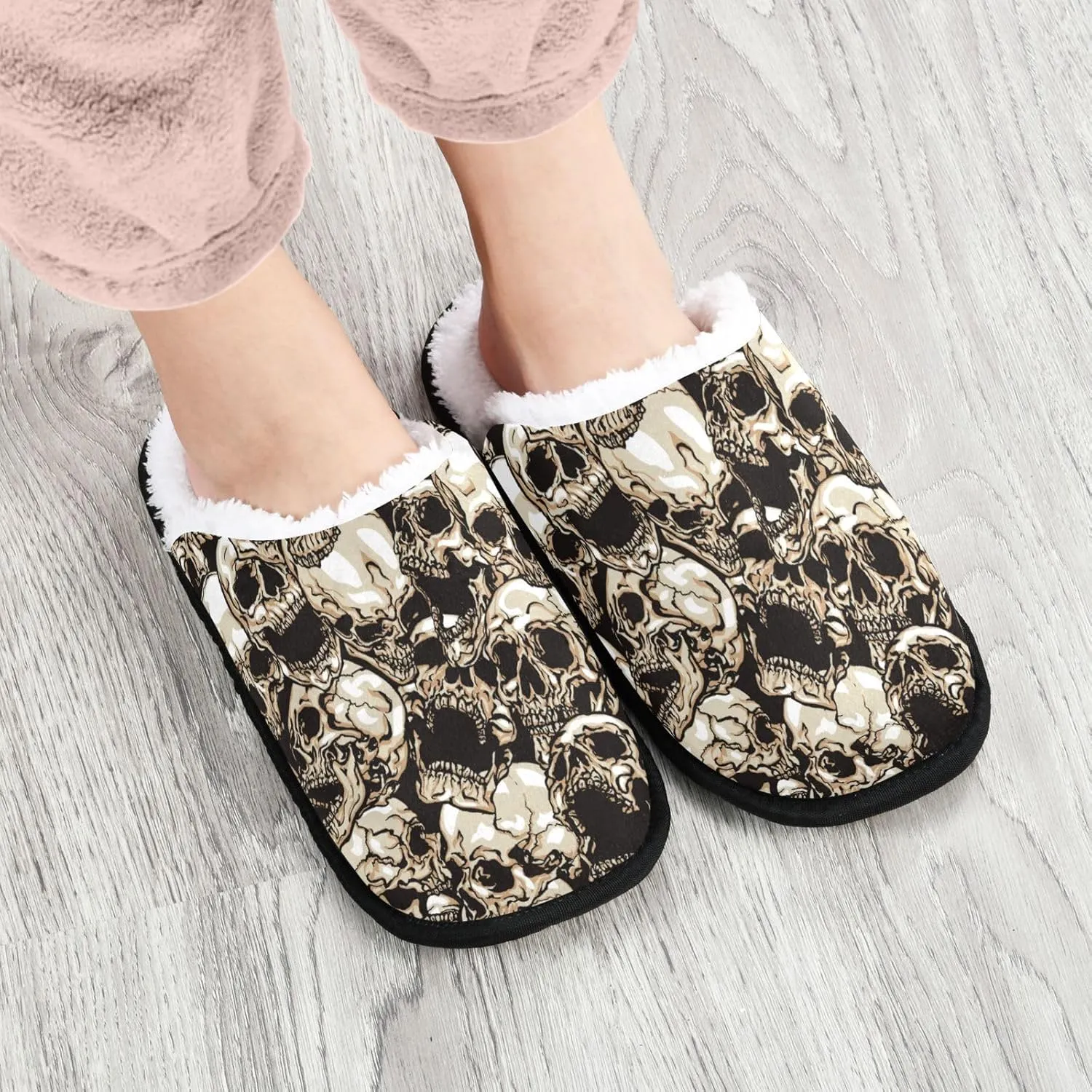 Slippers Soft Memory Foam Non-Slip Indoor House Slippers Home Shoes For Bedroom Hotel Travel Spa