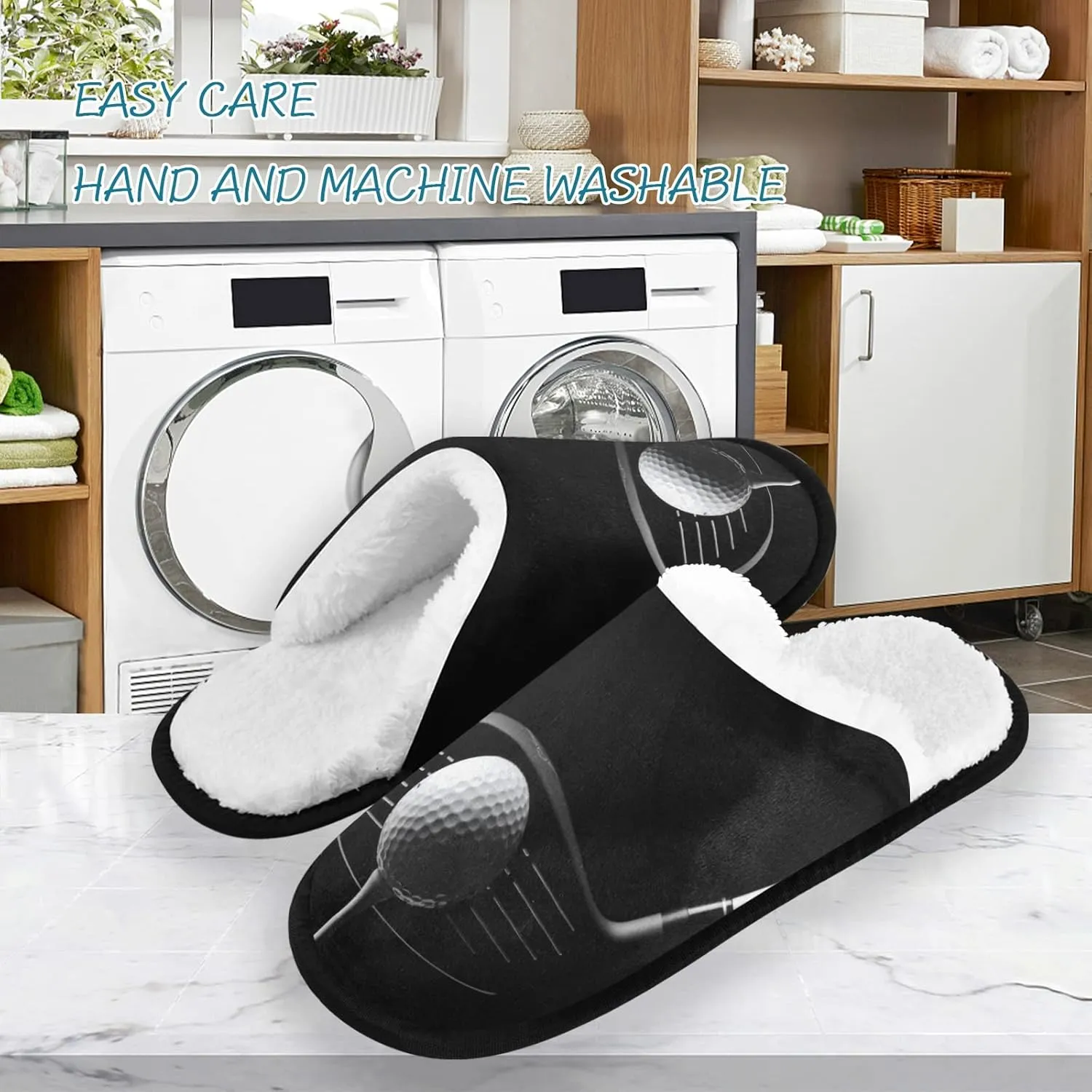 Slippers Soft Memory Foam Non-Slip Indoor House Slippers Home Shoes for Bedroom Hotel Travel Spa