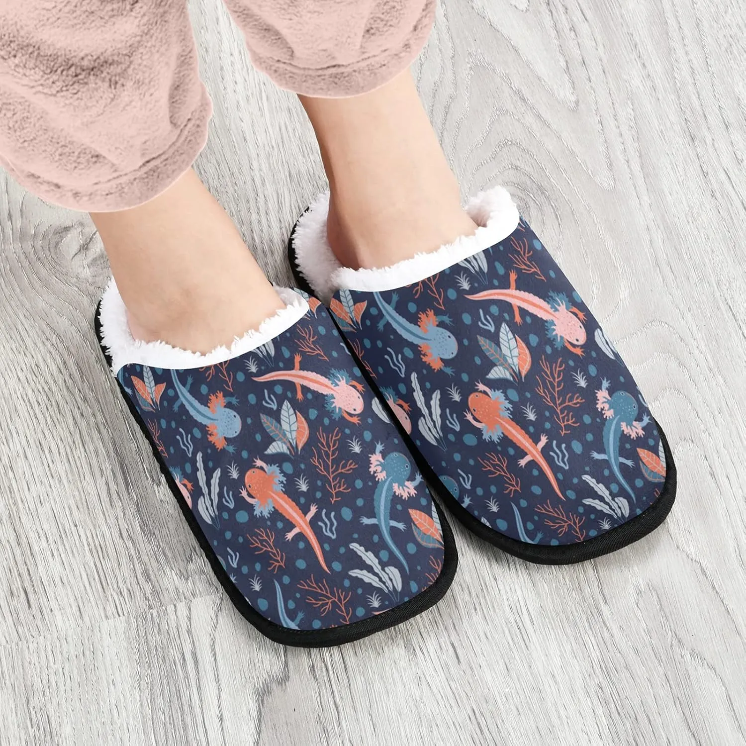 Slippers Soft Memory Foam Non-Slip Indoor House Slippers Home Shoes for Bedroom Hotel Travel Spa