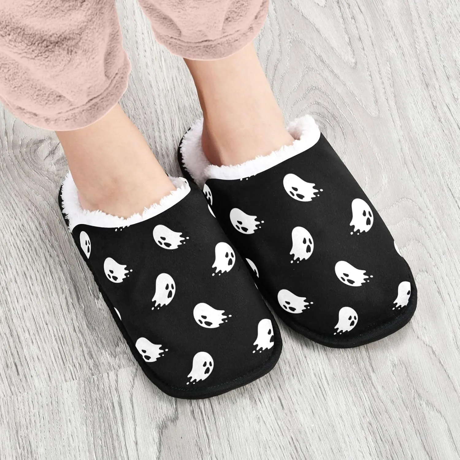 Slippers Soft Memory Foam Non-Slip Indoor House Slippers Home Shoes For Bedroom Hotel Travel Spa