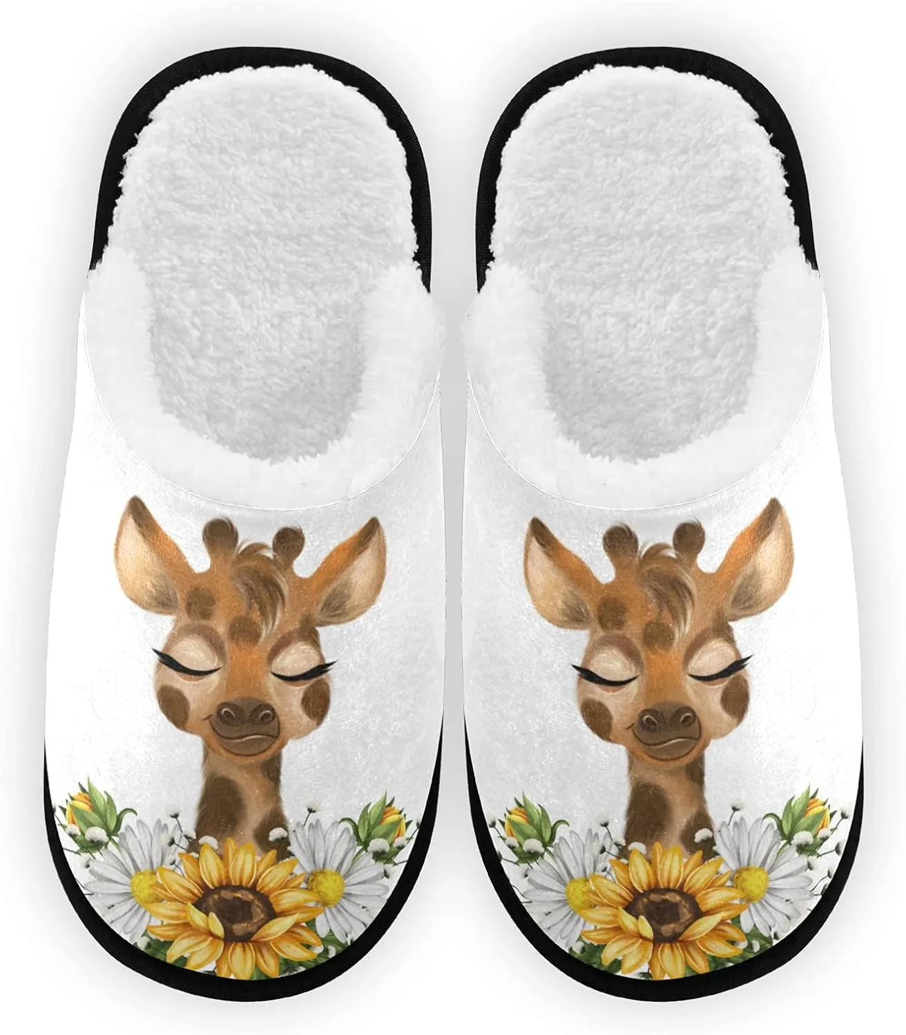 Slippers Soft Memory Foam Non-Slip Indoor House Slippers Home Shoes for Bedroom Hotel Travel Spa