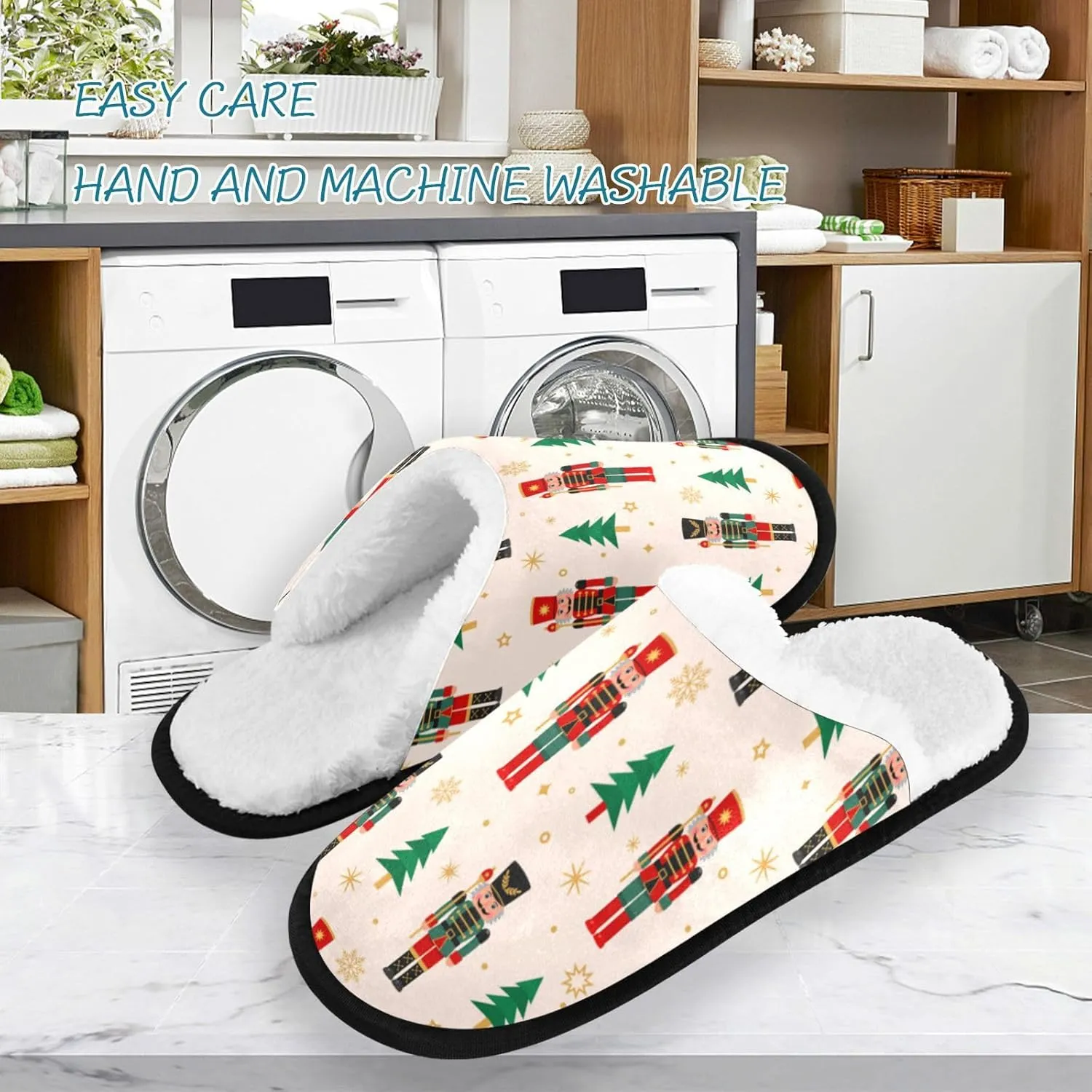Slippers Soft Memory Foam Non-Slip Indoor House Slippers Home Shoes For Bedroom Hotel Travel Spa