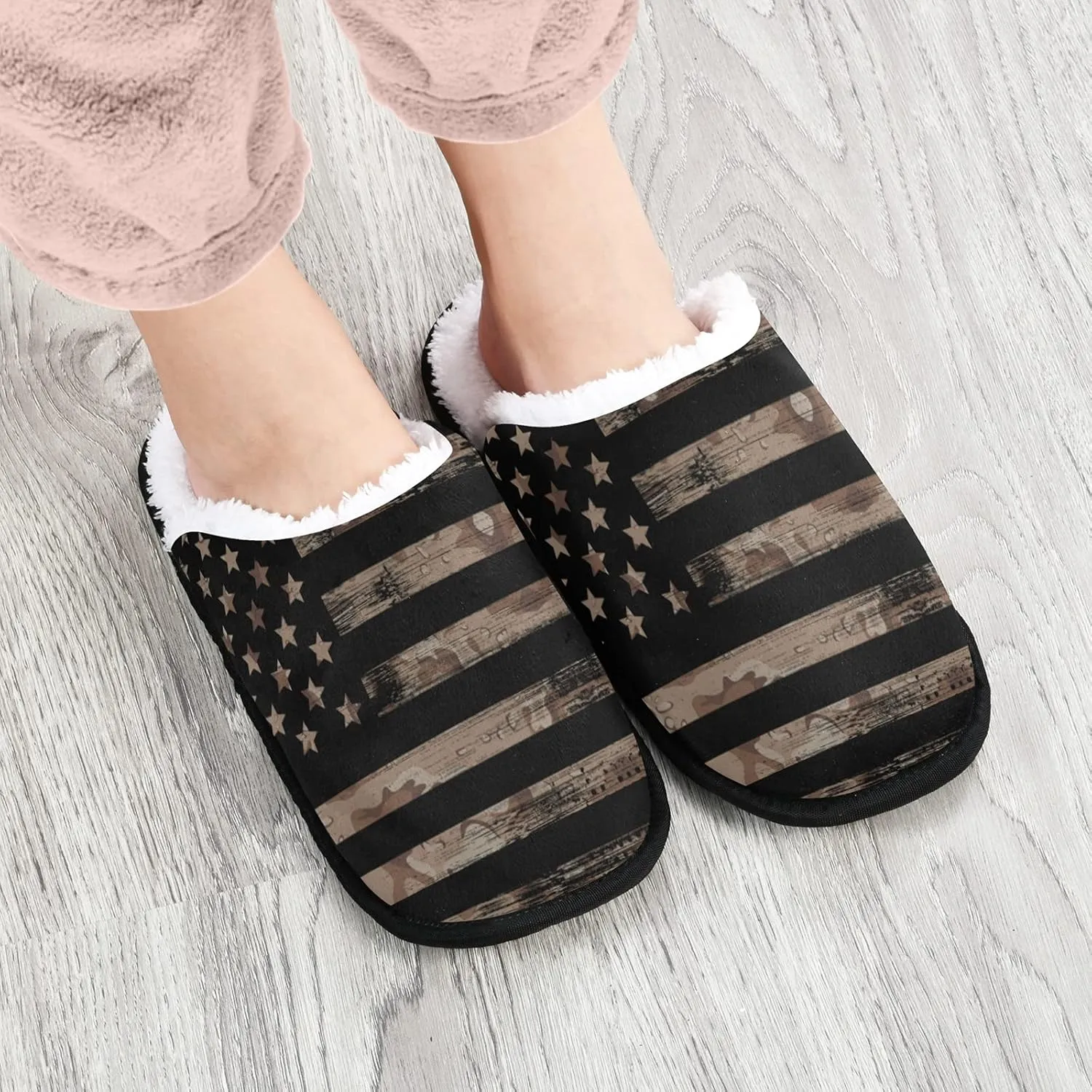 Slippers Soft Memory Foam Non-Slip Indoor House Slippers Home Shoes For Bedroom Hotel Travel Spa
