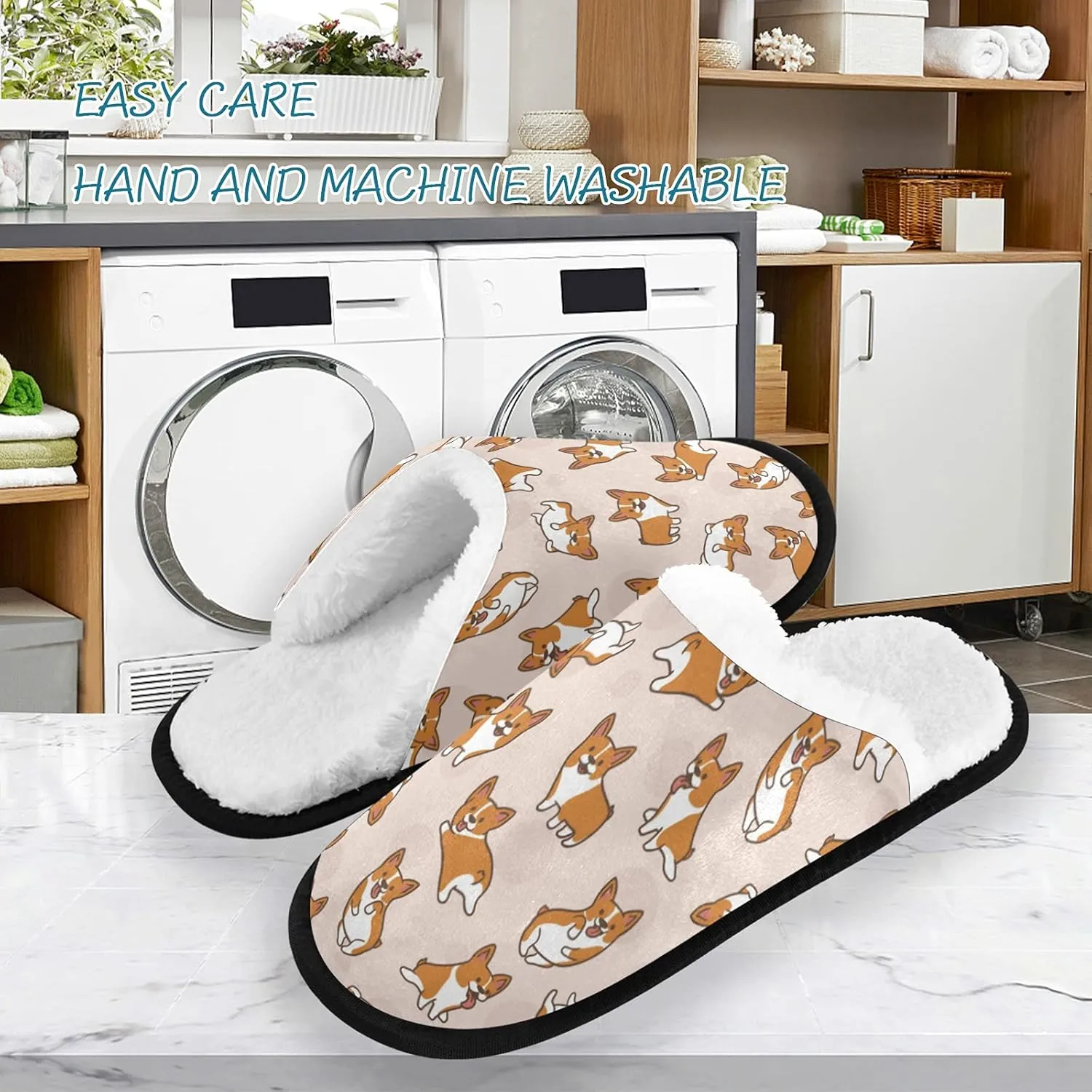 Slippers Soft Memory Foam Non-Slip Indoor House Slippers Home Shoes For Bedroom Hotel Travel Spa