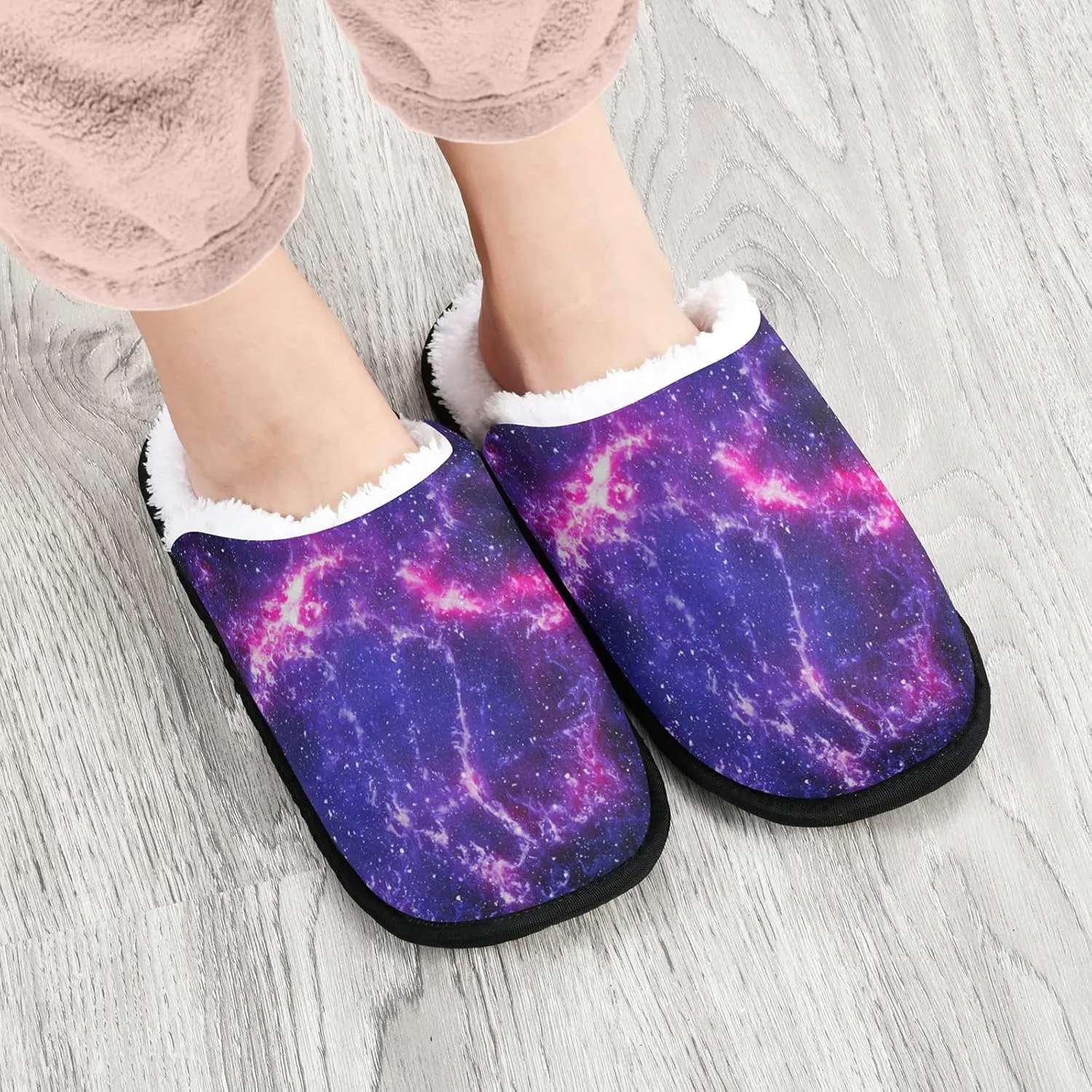 Slippers Soft Memory Foam Non-Slip Indoor House Slippers Home Shoes for Bedroom Hotel Travel Spa