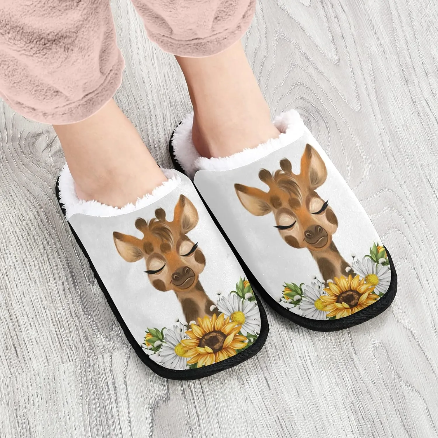 Slippers Soft Memory Foam Non-Slip Indoor House Slippers Home Shoes for Bedroom Hotel Travel Spa