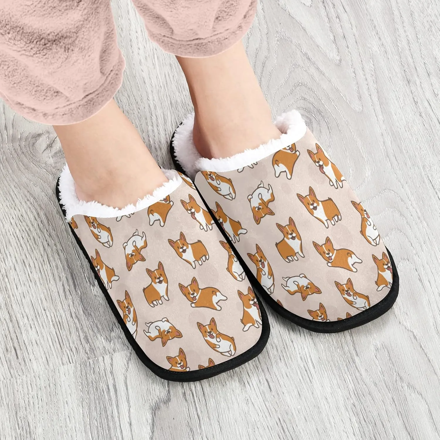 Slippers Soft Memory Foam Non-Slip Indoor House Slippers Home Shoes For Bedroom Hotel Travel Spa