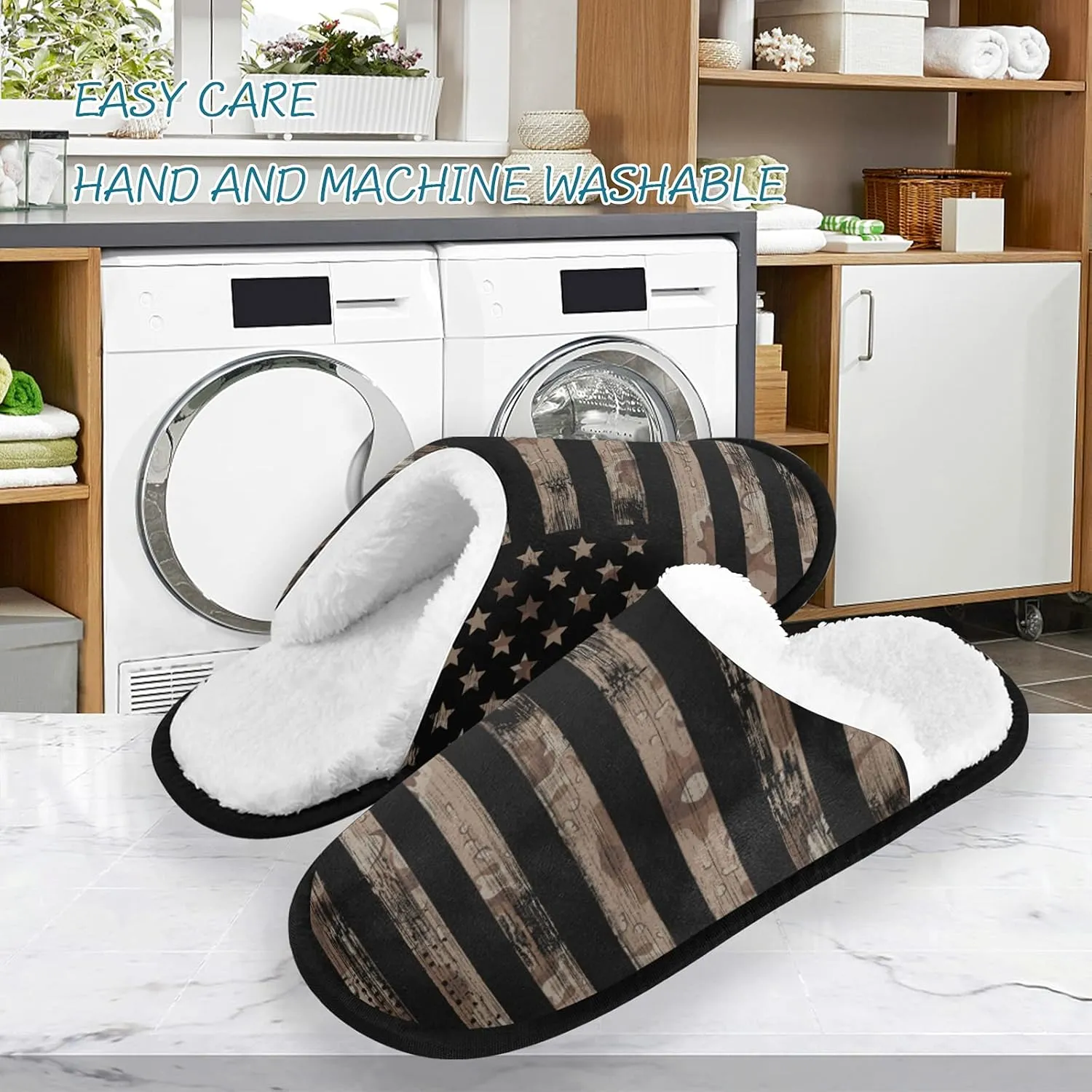 Slippers Soft Memory Foam Non-Slip Indoor House Slippers Home Shoes For Bedroom Hotel Travel Spa