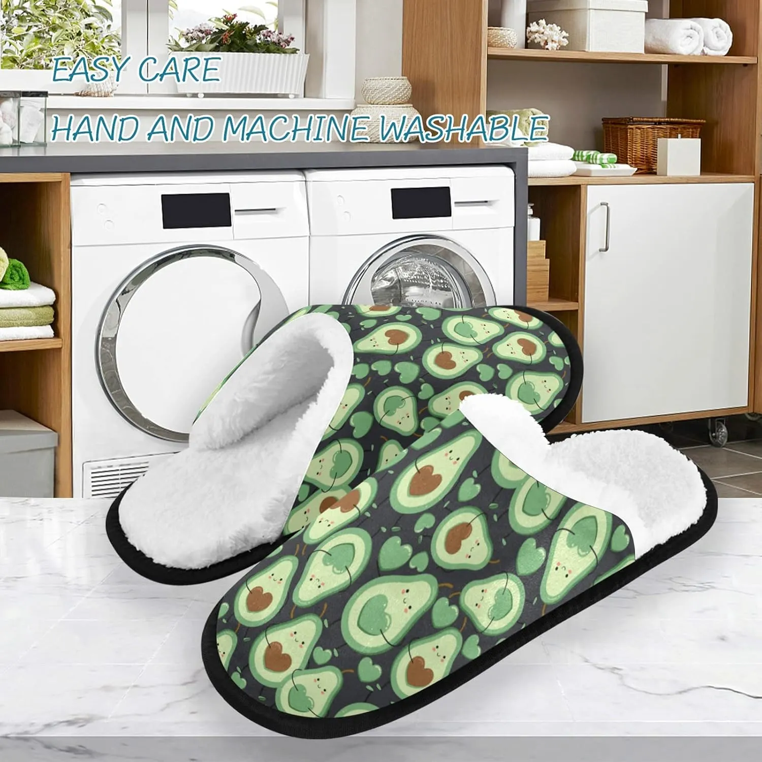 Slippers Soft Memory Foam Non-Slip Indoor House Slippers Home Shoes For Bedroom Hotel Travel Spa