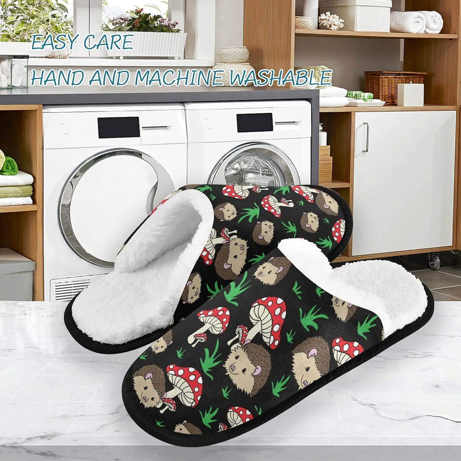 Slippers Soft Memory Foam Non-Slip Indoor House Slippers Home Shoes For Bedroom Hotel Travel Spa