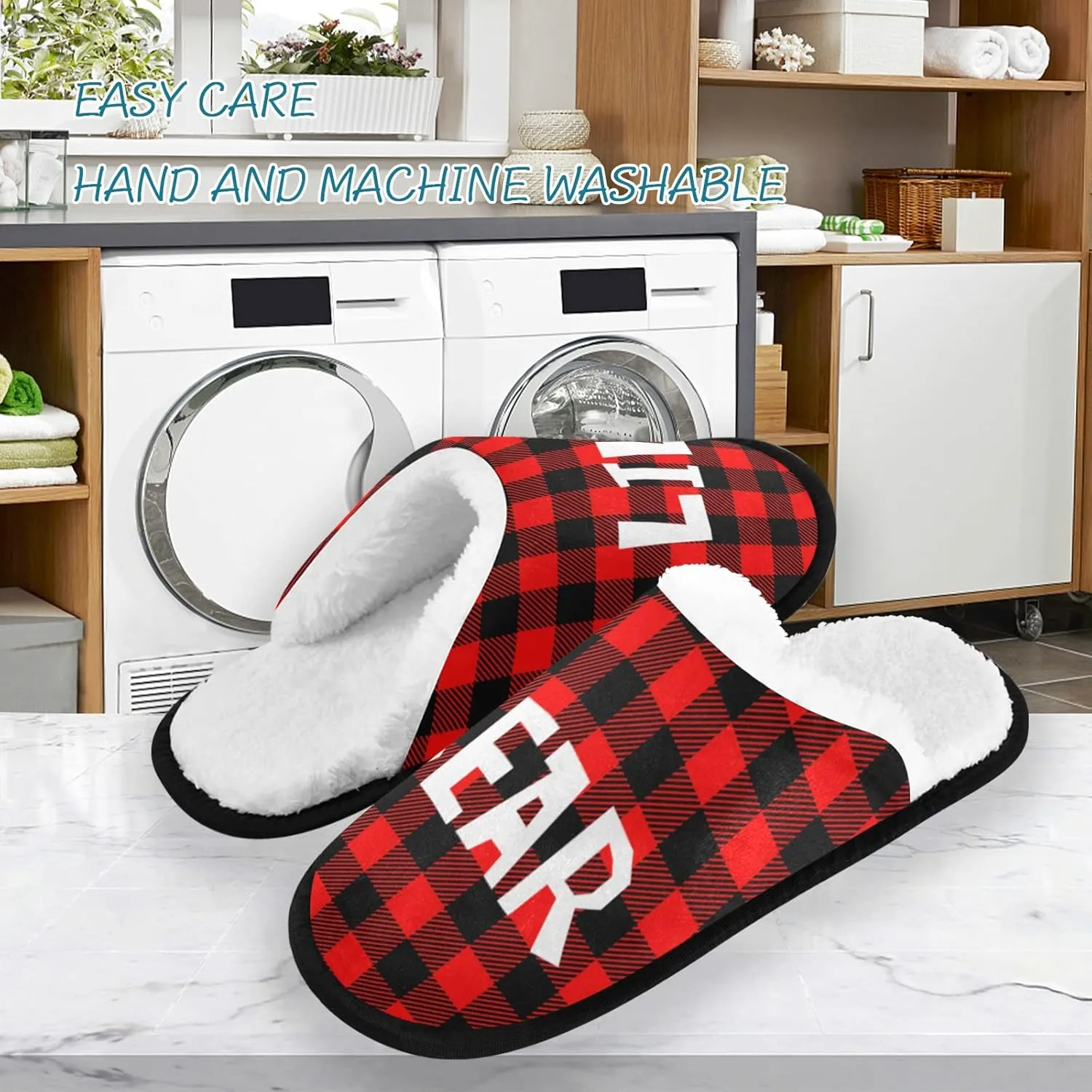 Slippers Soft Non-Slip Indoor House Slippers Home Shoes For Bedroom Hotel Travel Spa