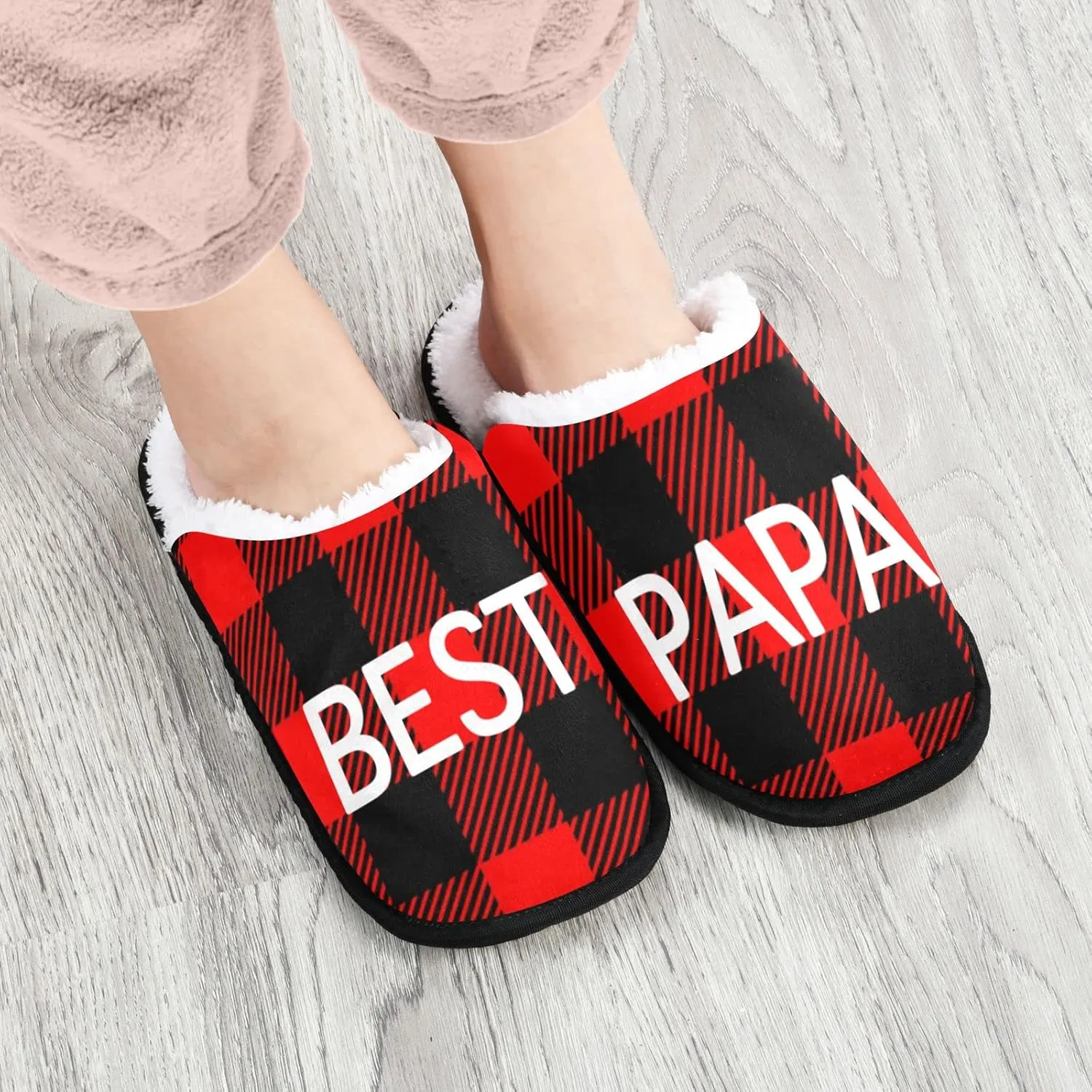 Slippers Soft Non-Slip Indoor House Slippers Home Shoes For Bedroom Hotel Travel Spa