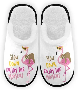 Slippers Soft Non-Slip Indoor House Slippers Home Shoes For Bedroom Hotel Travel Spa