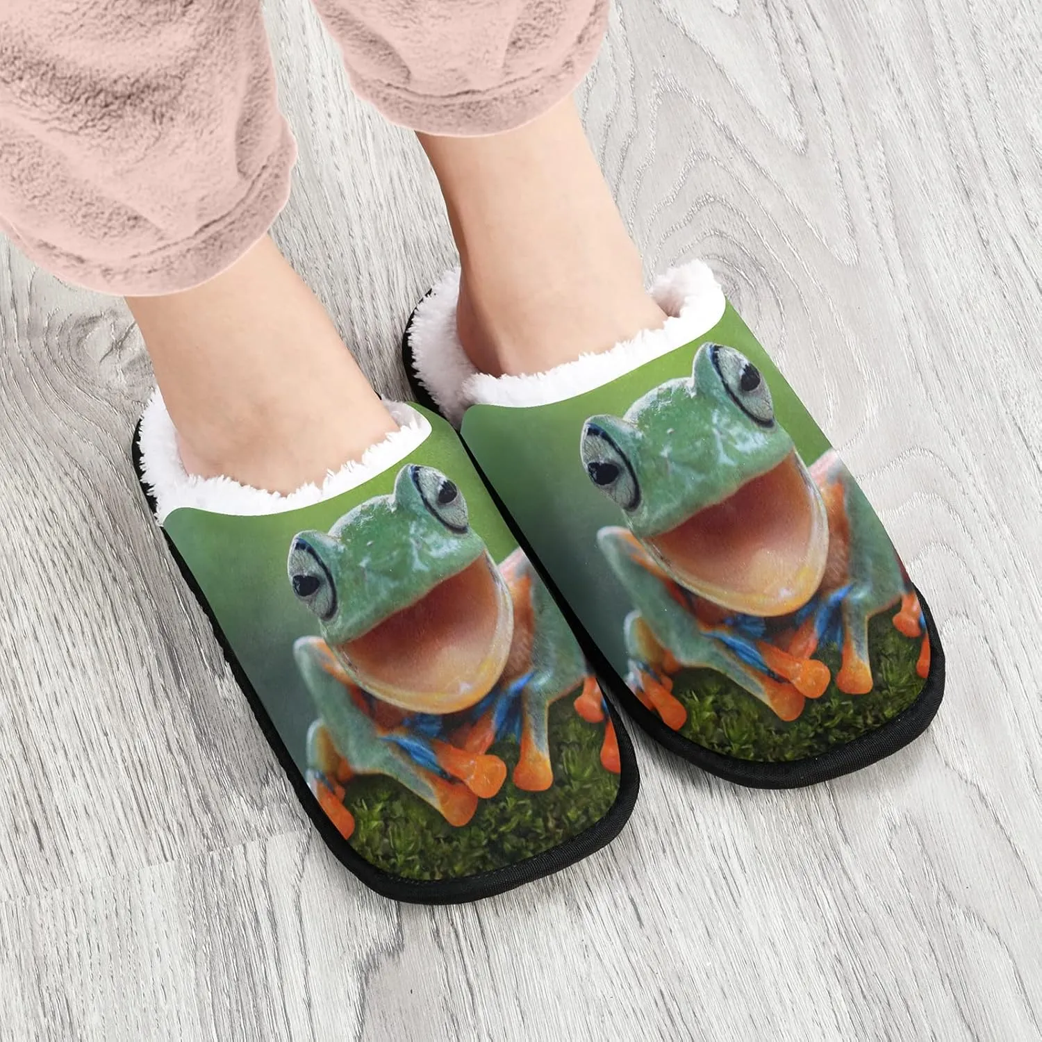 Slippers Soft Non-Slip Indoor House Slippers Home Shoes For Bedroom Hotel Travel Spa