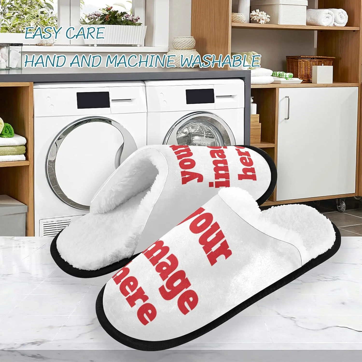 Slippers Soft Non-Slip Indoor House Slippers Home Shoes For Bedroom Hotel Travel Spa