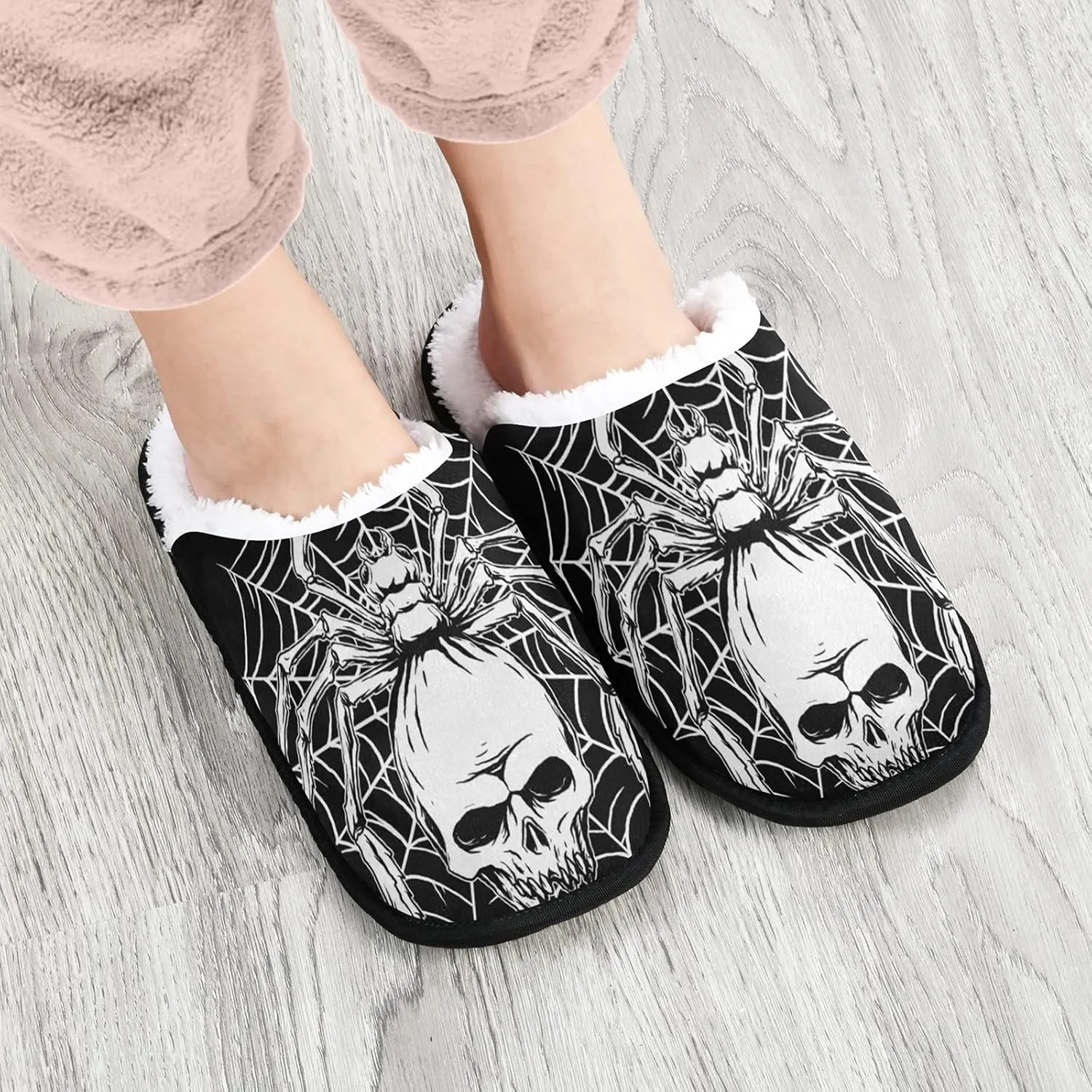 Slippers Soft Non-Slip Indoor House Slippers Home Shoes For Bedroom Hotel Travel Spa