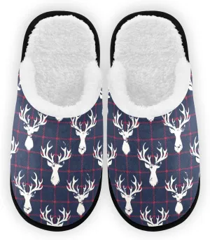 Slippers Soft Non-Slip Indoor House Slippers Home Shoes For Bedroom Hotel Travel Spa