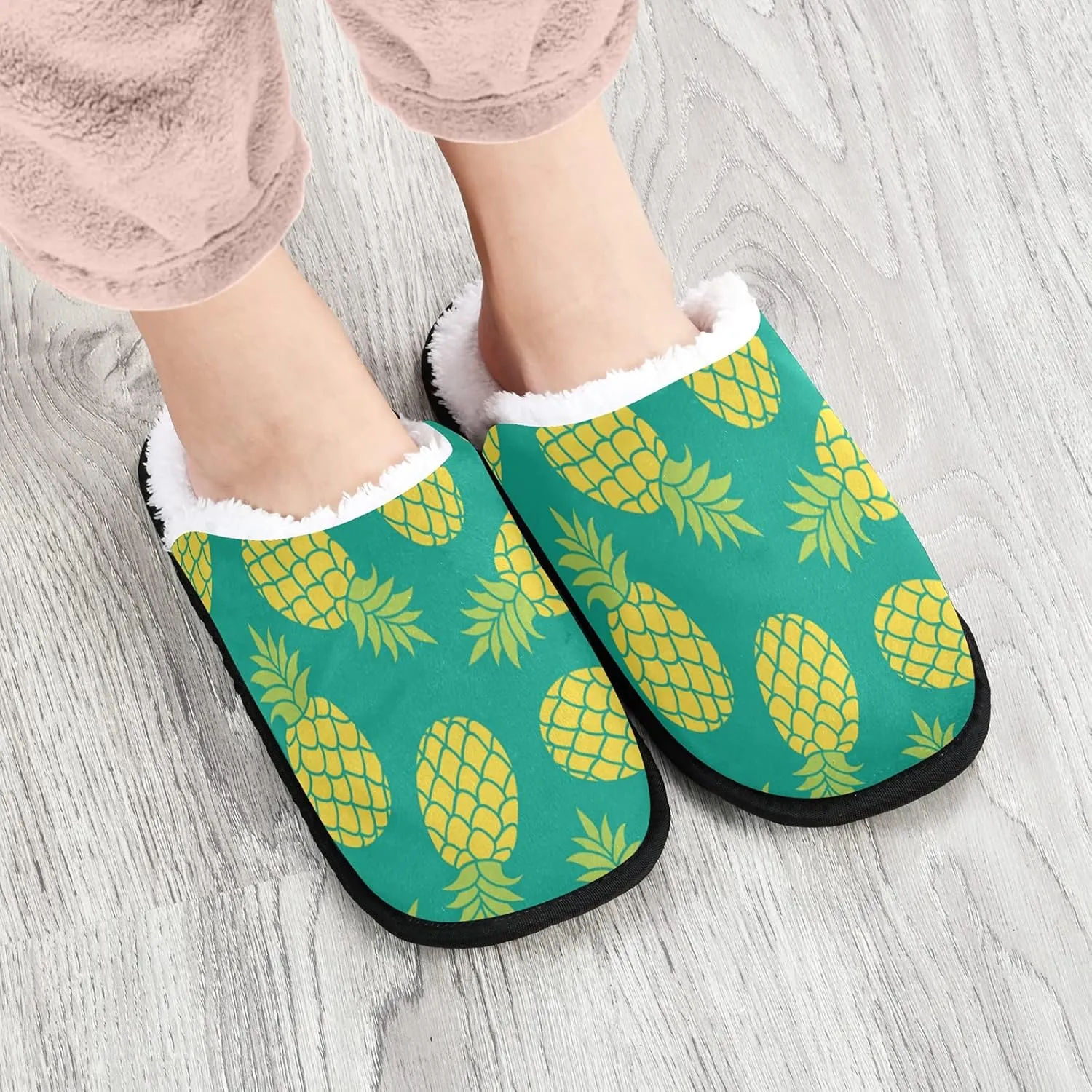 Slippers Soft Non-Slip Indoor House Slippers Home Shoes For Bedroom Hotel Travel Spa