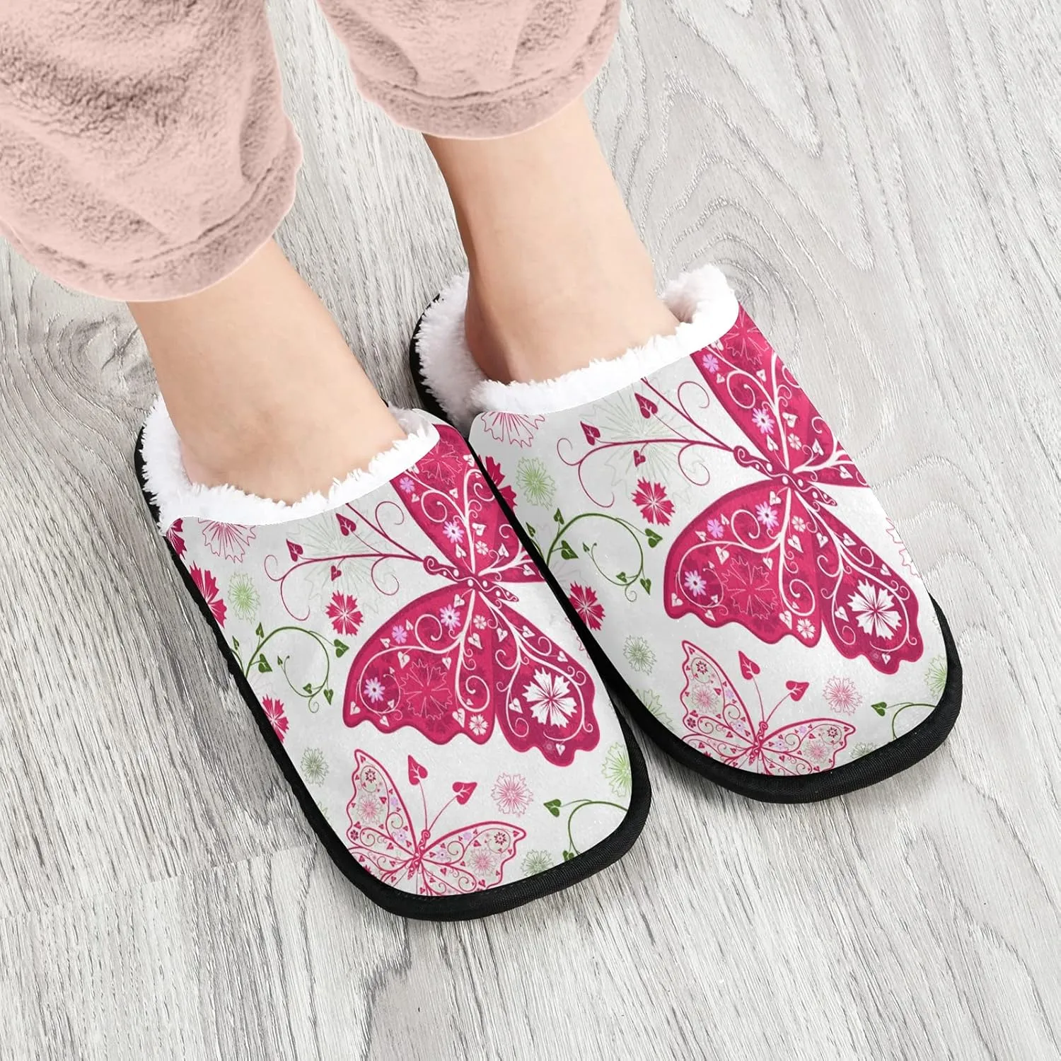 Slippers Soft Non-Slip Indoor House Slippers Home Shoes For Bedroom Hotel Travel Spa