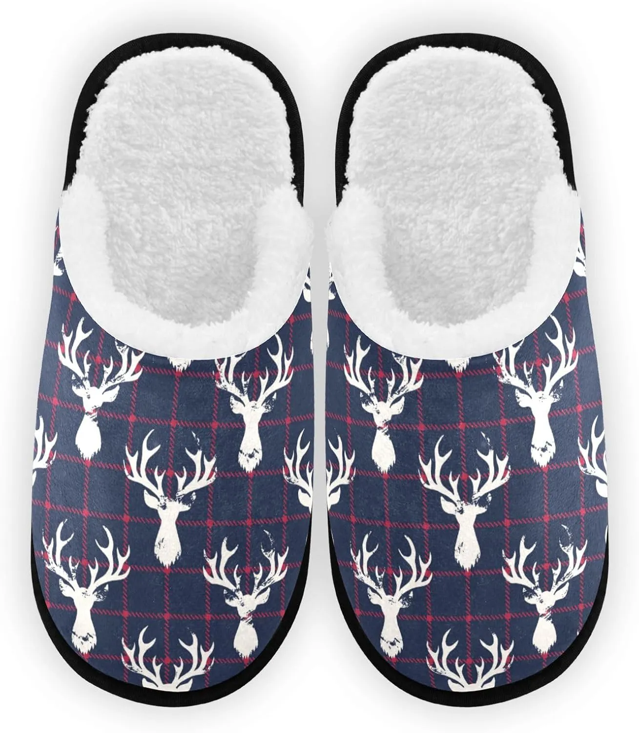 Slippers Soft Non-Slip Indoor House Slippers Home Shoes For Bedroom Hotel Travel Spa