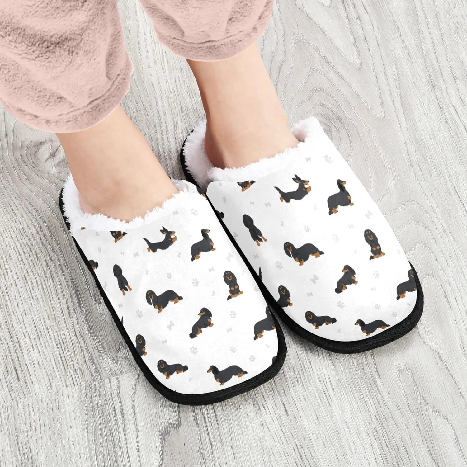 Slippers Soft Non-Slip Indoor House Slippers Home Shoes For Bedroom Hotel Travel Spa