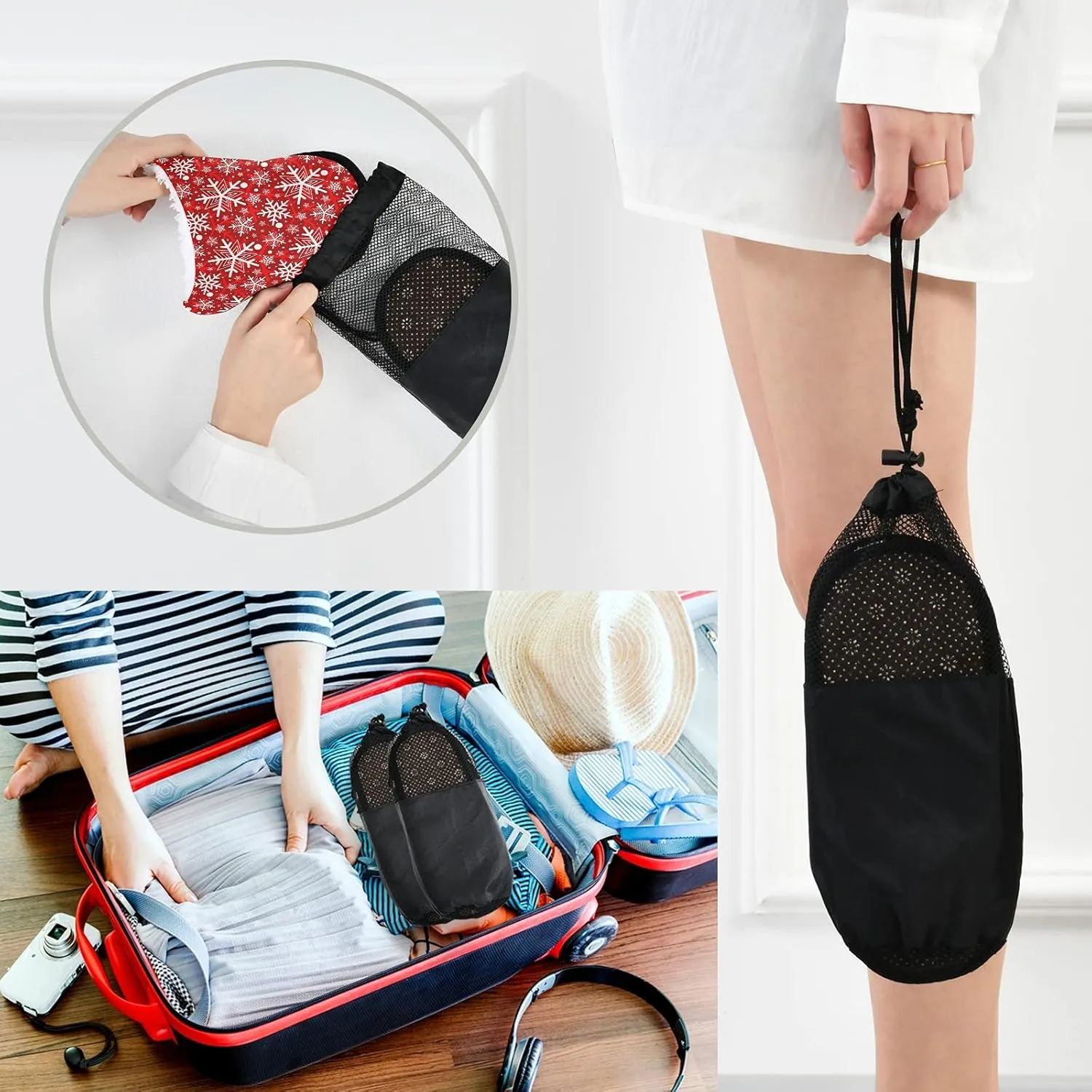 Slippers Soft Non-Slip Indoor House Slippers Home Shoes For Bedroom Hotel Travel Spa