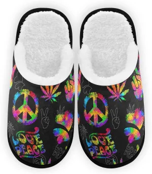 Slippers Soft Non-Slip Indoor House Slippers Home Shoes For Bedroom Hotel Travel Spa