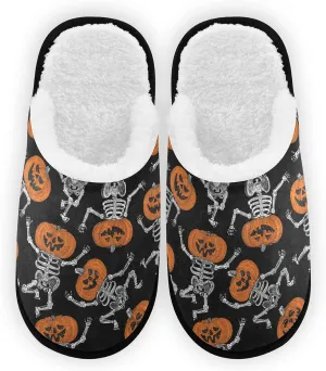 Slippers Soft Non-Slip Indoor House Slippers Home Shoes For Bedroom Hotel Travel Spa