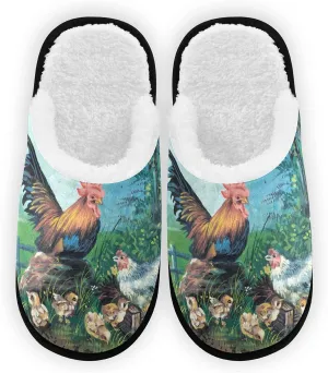 Slippers Soft Non-Slip Indoor House Slippers Home Shoes For Bedroom Hotel Travel Spa