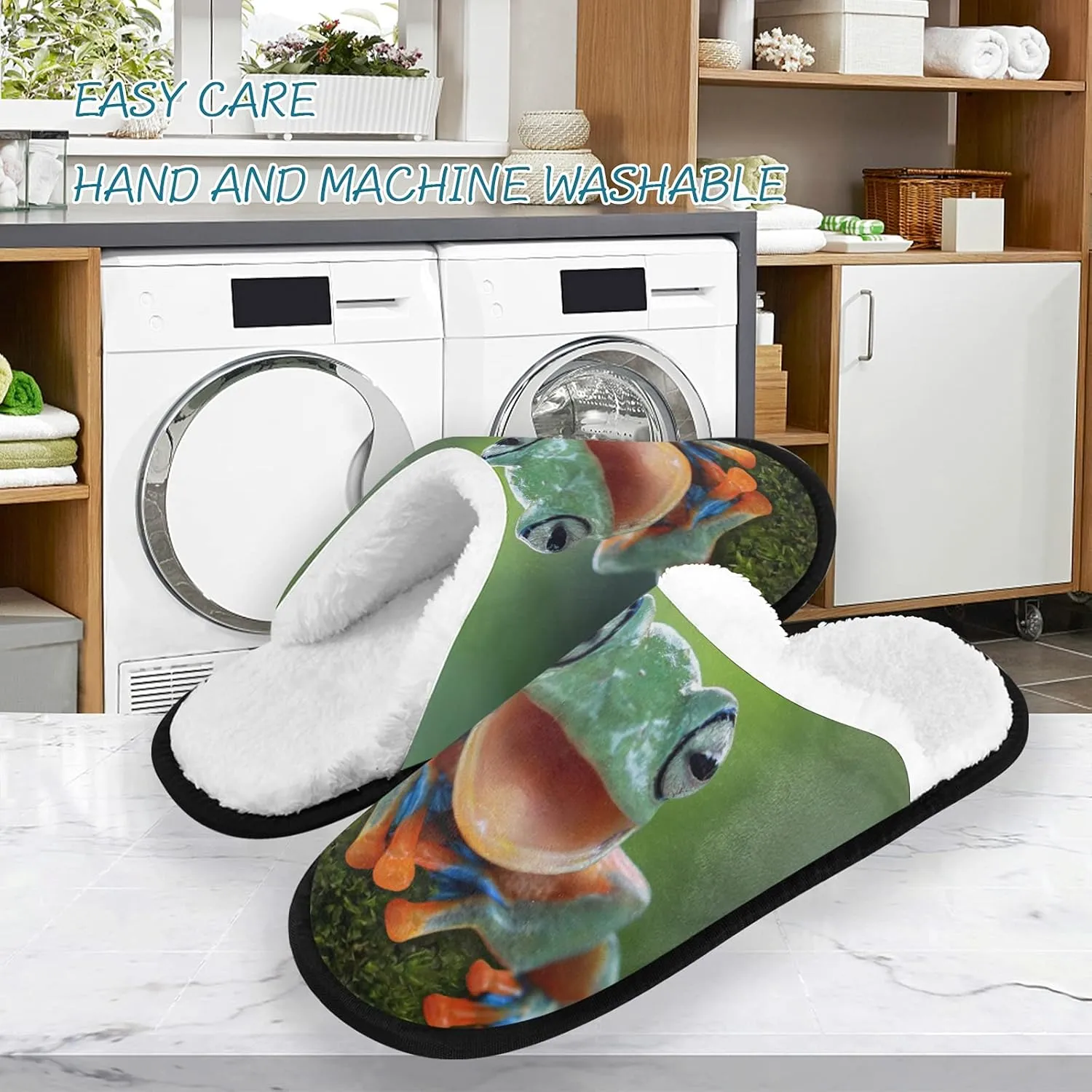 Slippers Soft Non-Slip Indoor House Slippers Home Shoes For Bedroom Hotel Travel Spa