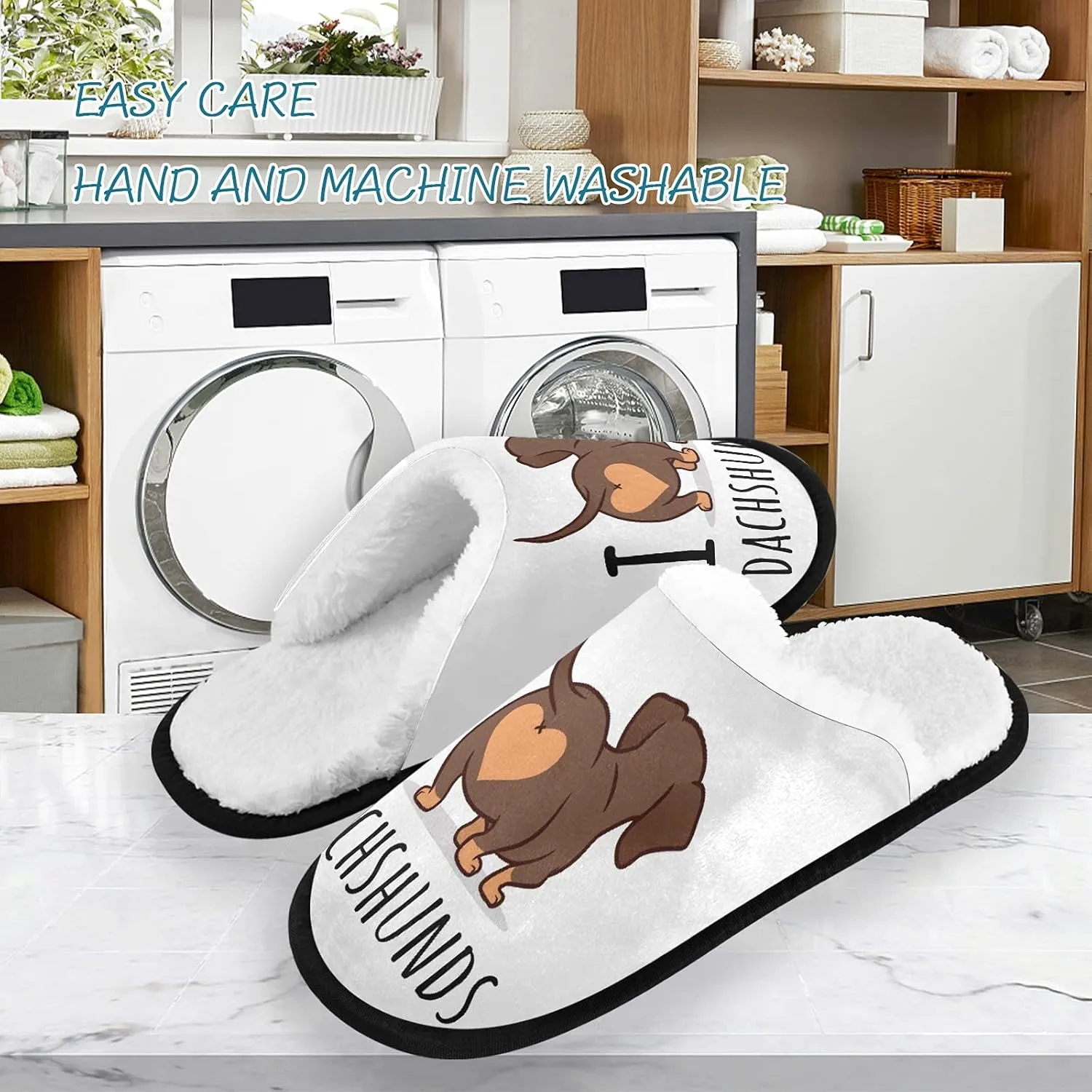Slippers Soft Non-Slip Indoor House Slippers Home Shoes For Bedroom Hotel Travel Spa