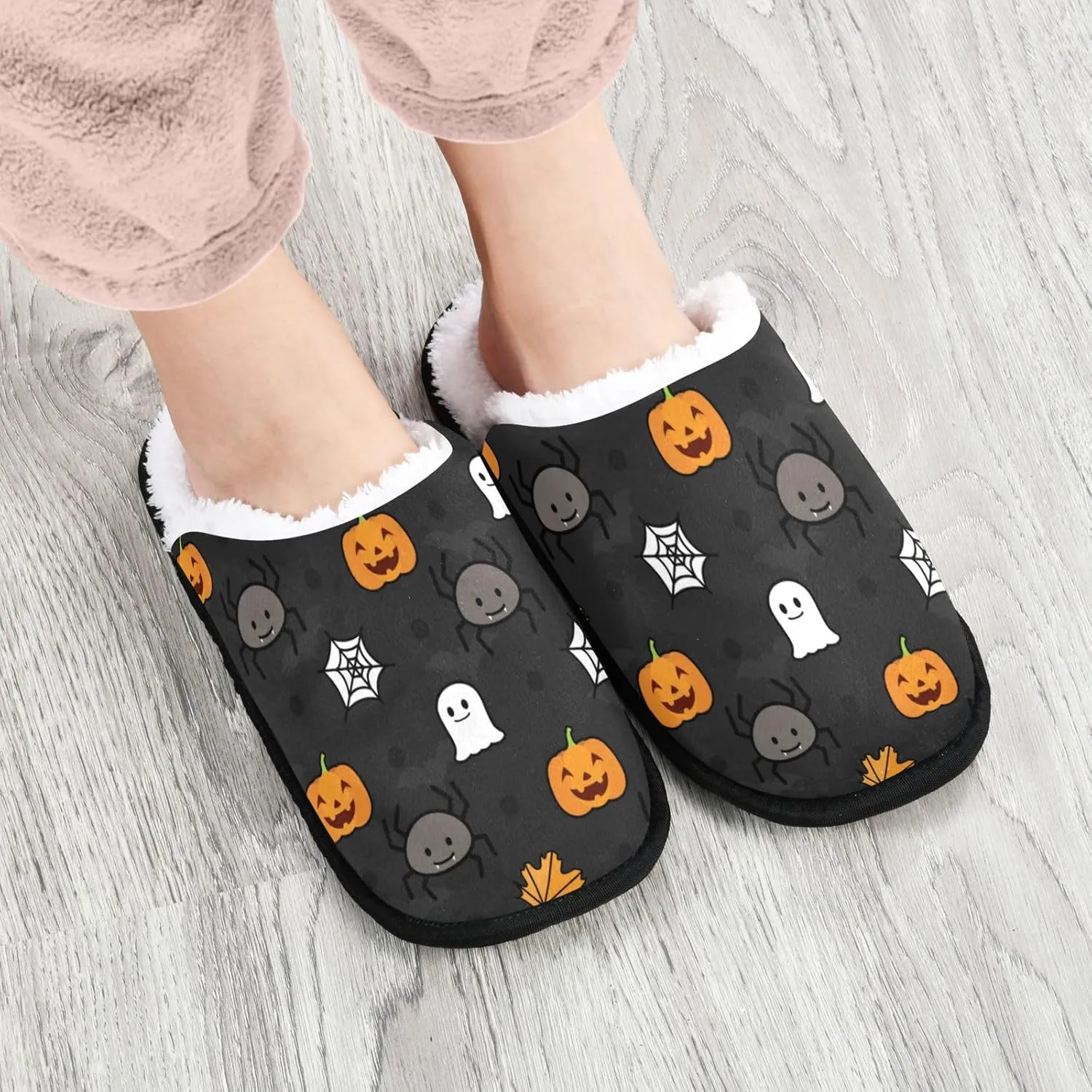 Slippers Soft Non-Slip Indoor House Slippers Home Shoes For Bedroom Hotel Travel Spa