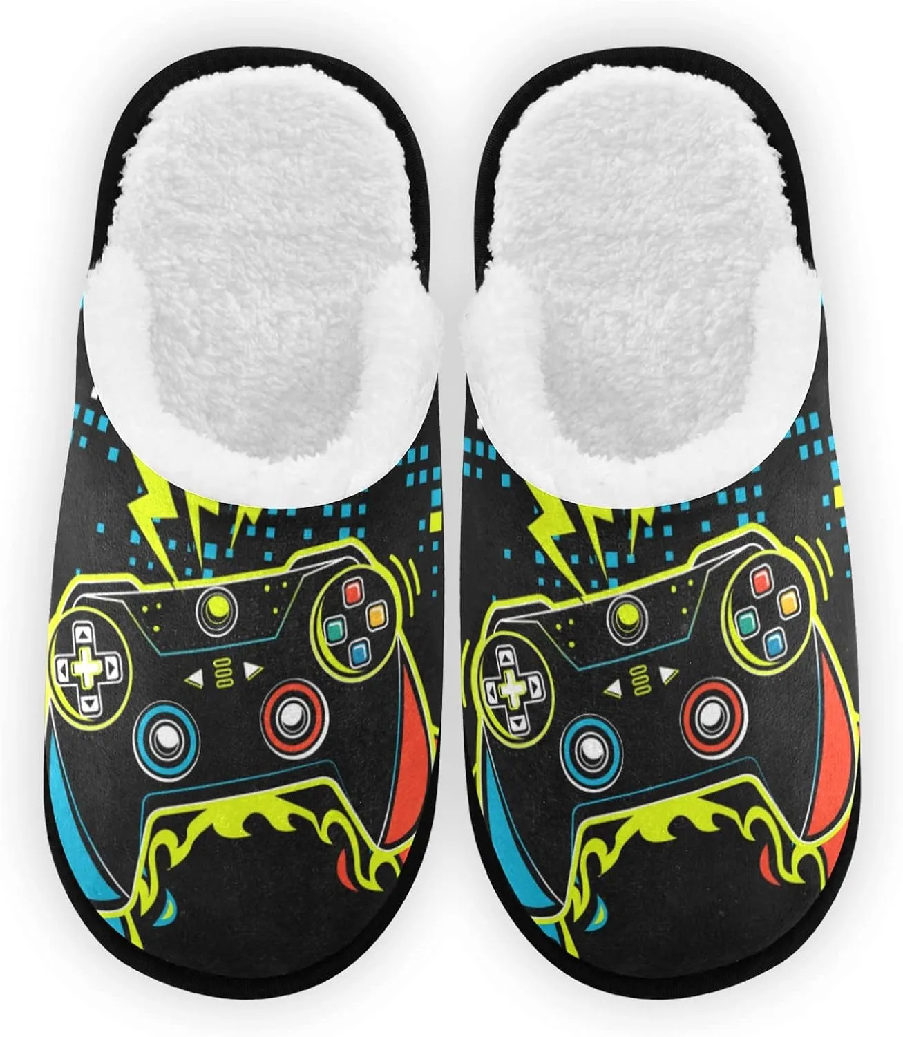 Slippers Soft Non-Slip Indoor House Slippers Home Shoes For Bedroom Hotel Travel Spa