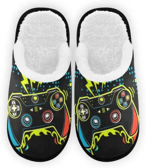Slippers Soft Non-Slip Indoor House Slippers Home Shoes For Bedroom Hotel Travel Spa