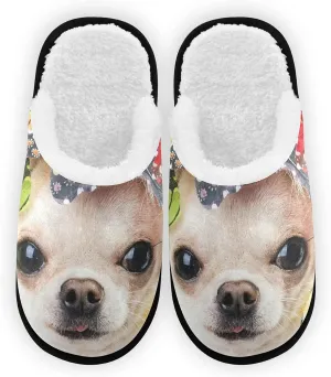 Slippers Soft Non-Slip Indoor House Slippers Home Shoes For Bedroom Hotel Travel Spa