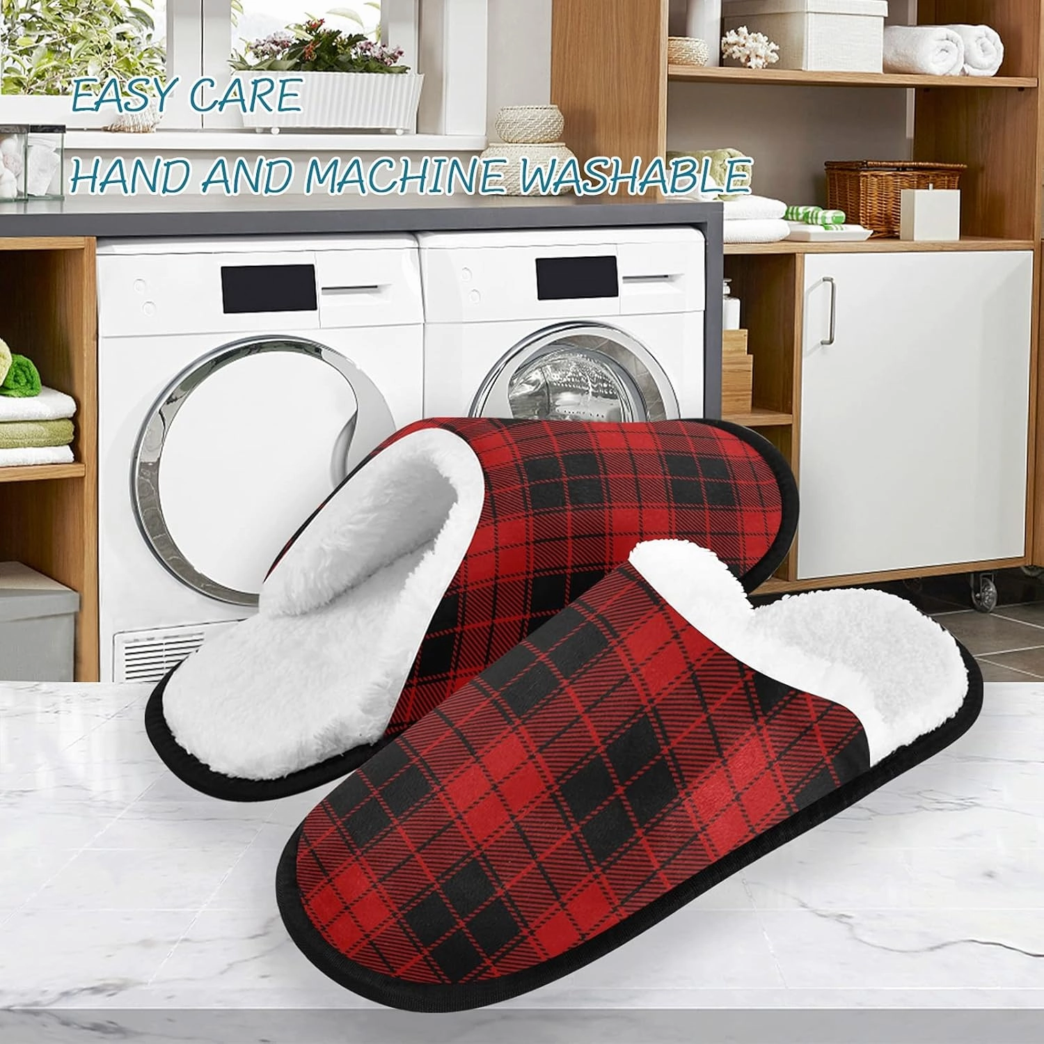 Slippers Soft Memory Foam Non-Slip Indoor House Slippers Home Shoes For Bedroom Hotel Travel Spa