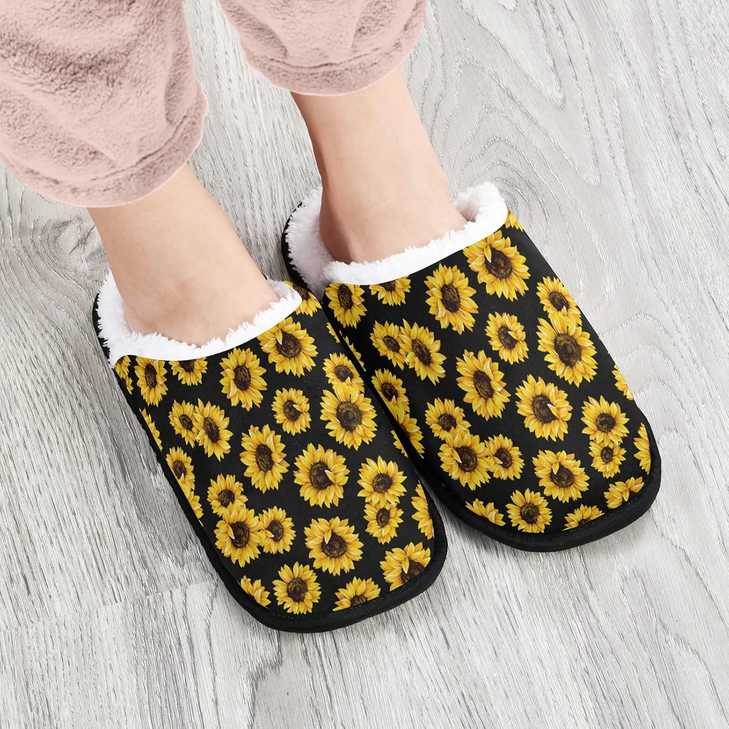Slippers Soft Memory Foam Non-Slip Indoor House Slippers Home Shoes For Bedroom Hotel Travel Spa