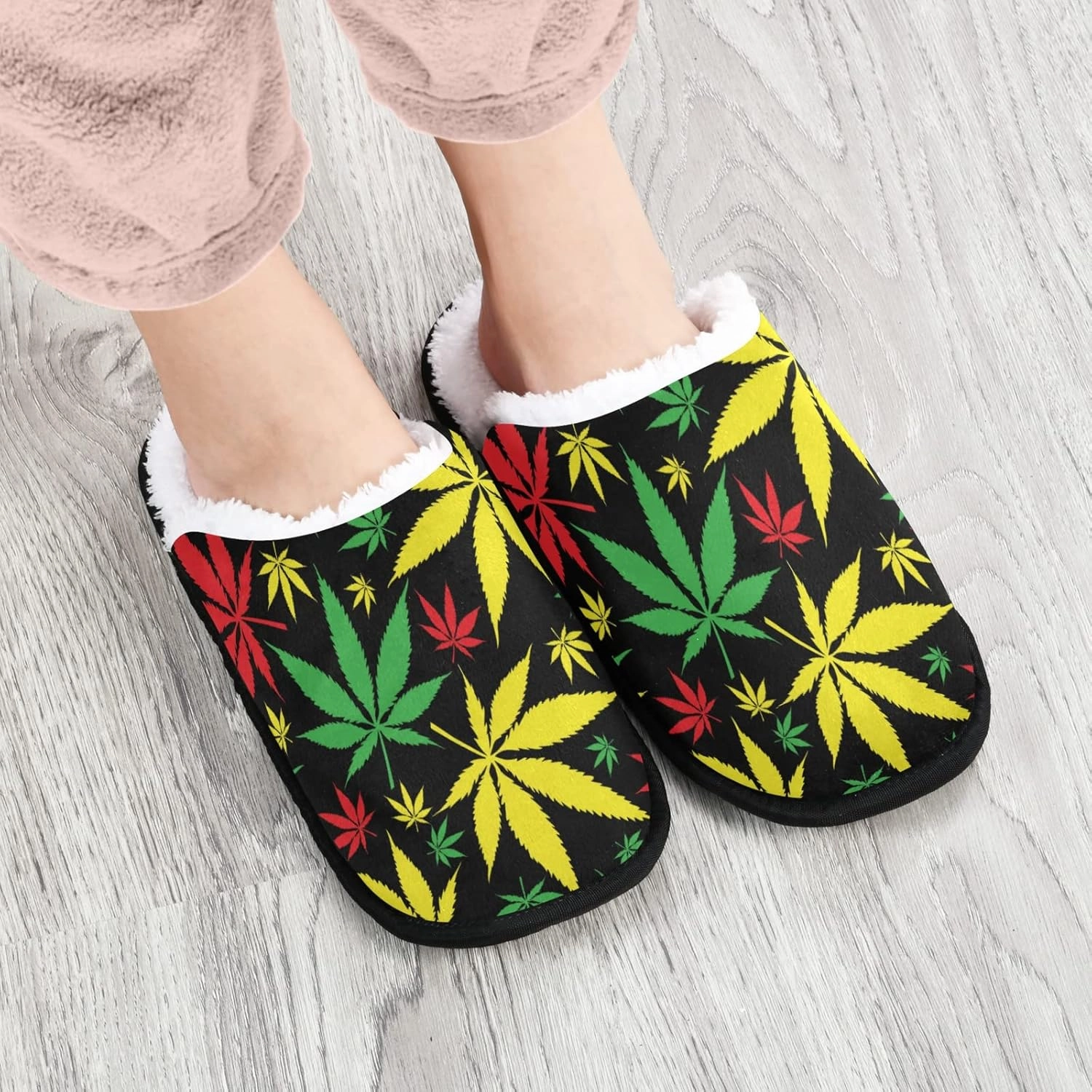 Slippers Soft Memory Foam Non-Slip Indoor House Slippers Home Shoes for Bedroom Hotel Travel Spa