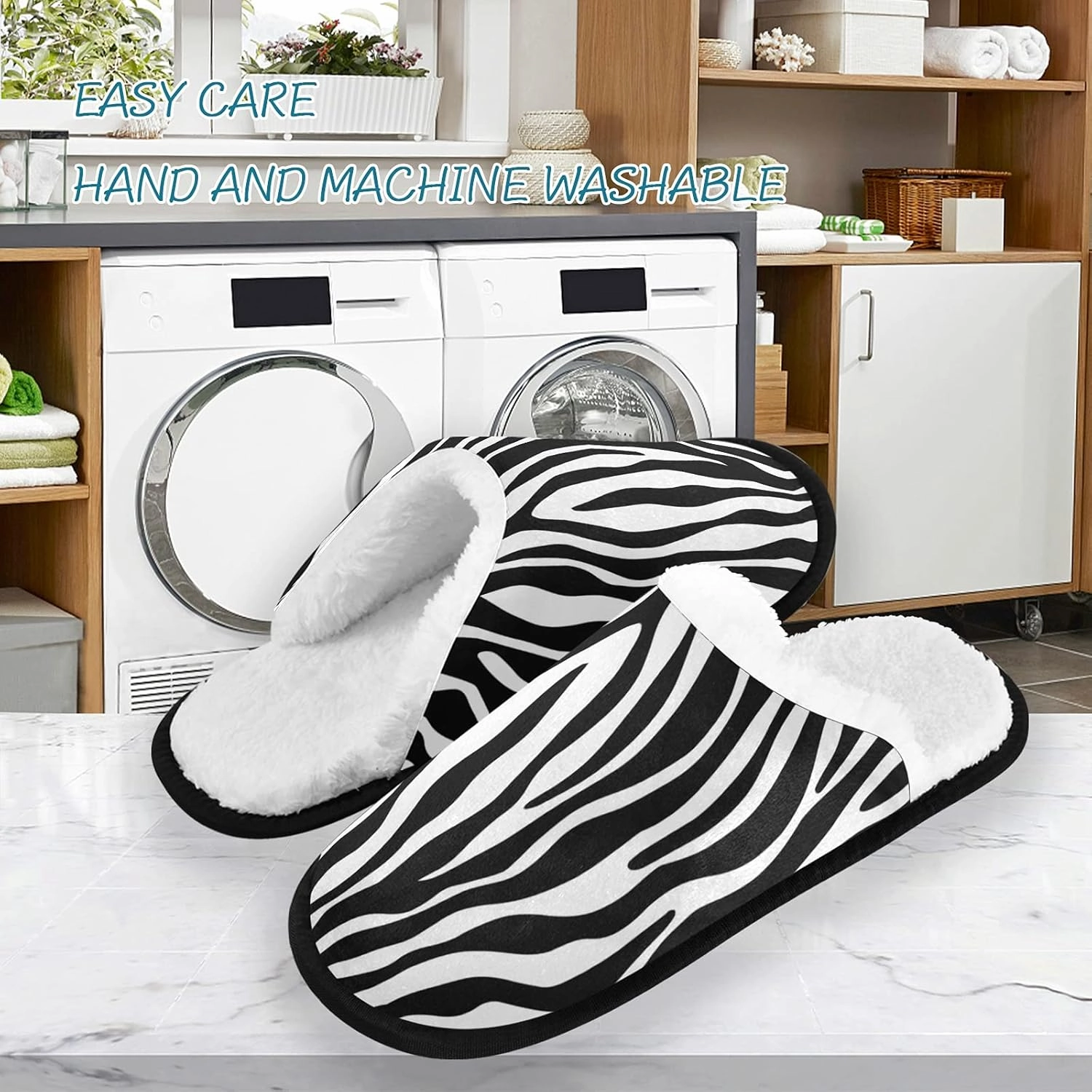 Slippers Soft Non-Slip Indoor House Slippers Home Shoes For Bedroom Hotel Travel Spa