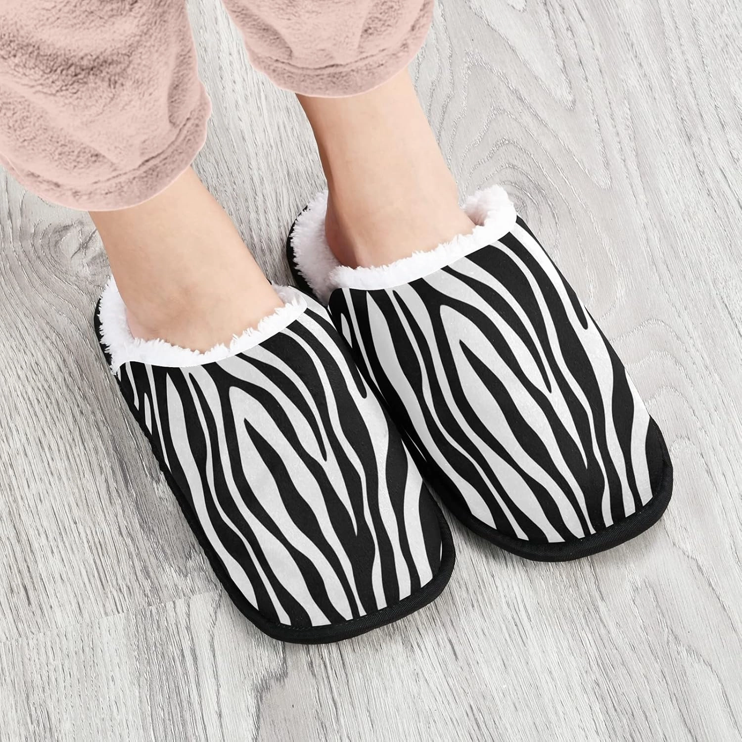 Slippers Soft Non-Slip Indoor House Slippers Home Shoes For Bedroom Hotel Travel Spa