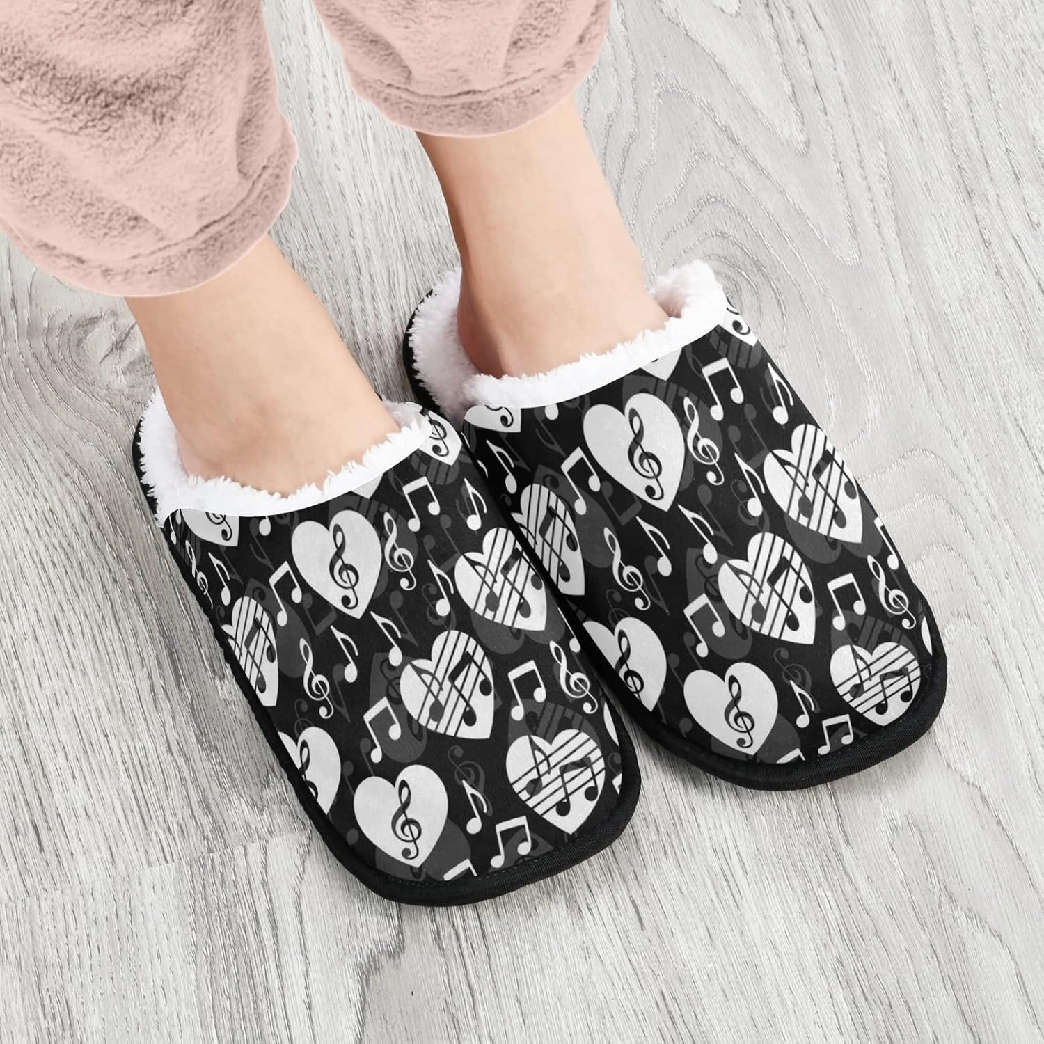 Slippers Soft Non-Slip Indoor House Slippers Home Shoes For Bedroom Hotel Travel Spa