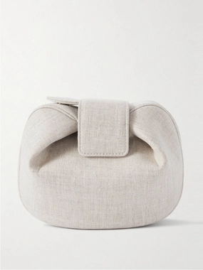 Soft Demi linen clutch