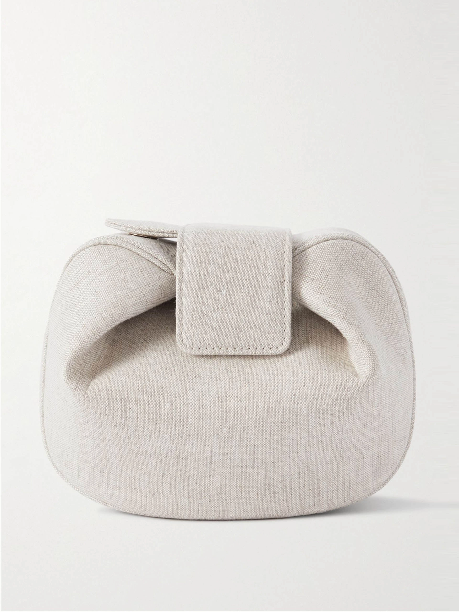 Soft Demi linen clutch