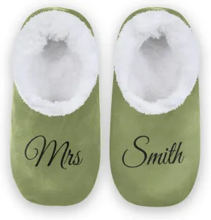 Solid Color Personalized House Slippers for Women Custom Women's Fuzzy Slippers for Indoor Outdoor Slippers Soft Plush Warm Slippers Bedroom Shoes for Men