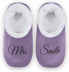Solid Color Personalized House Slippers for Women Custom Women's Fuzzy Slippers for Indoor Outdoor Slippers Soft Non Slip Winter Slippers Bedroom Shoes for Men