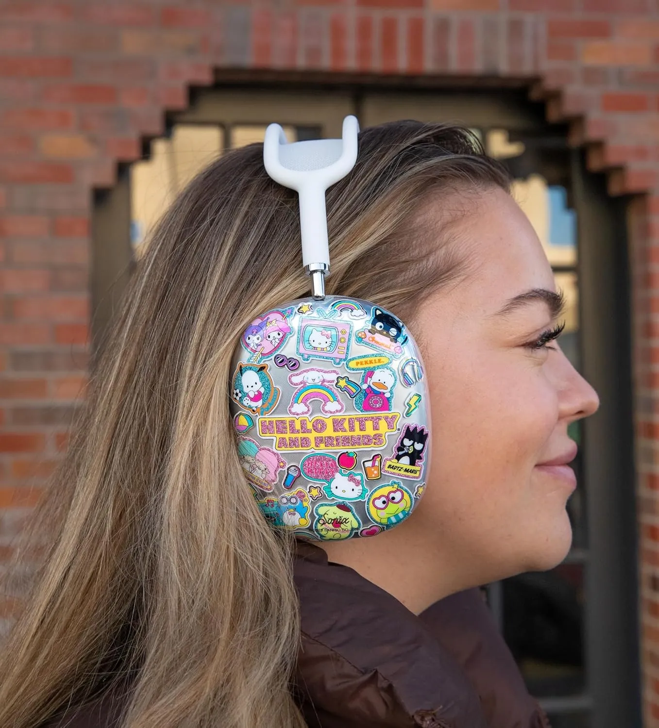 Sonix x Sanrio Protective Case Cover for AirPods Max Headphones | Clear TPU Cover Case | Hello Kitty & Friends Stickers