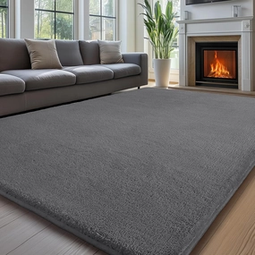 Sour Lemon 8x10 Area Rugs for Living Room, Soft Large Area Rug Fluffy Rugs for Bedroom，Machine Washable Area Rug Non Slip Carpet Rug for Living Room Playroom Kids Room Home Decor