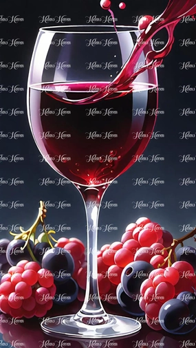Splashy red wine